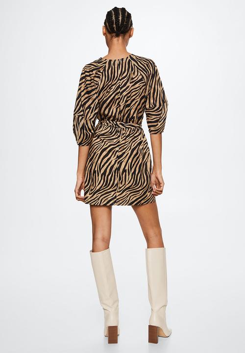MANGO - Dress leona - black