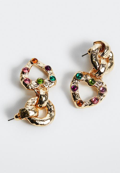 MANGO - Earrings edi - gold