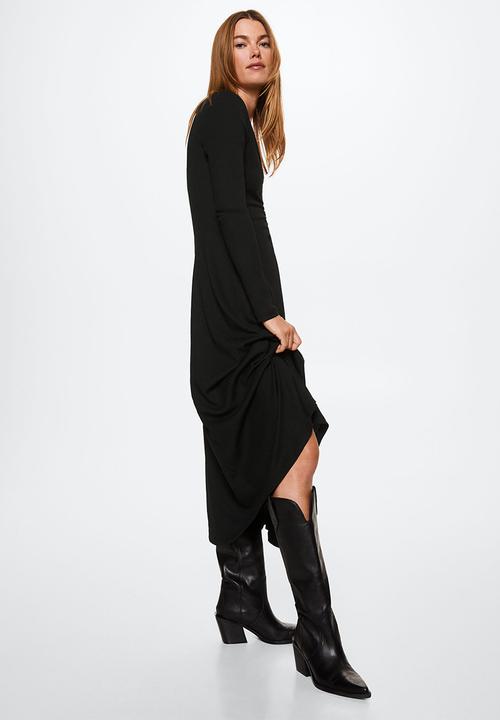 MANGO - Dress duna - black