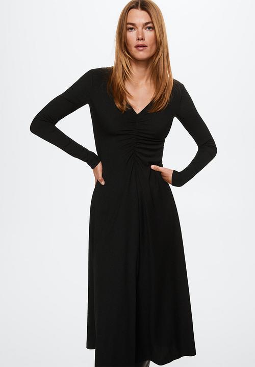 MANGO - Dress duna - black