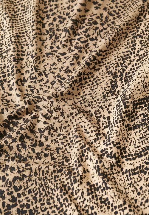 MANGO - Dress mare - brown