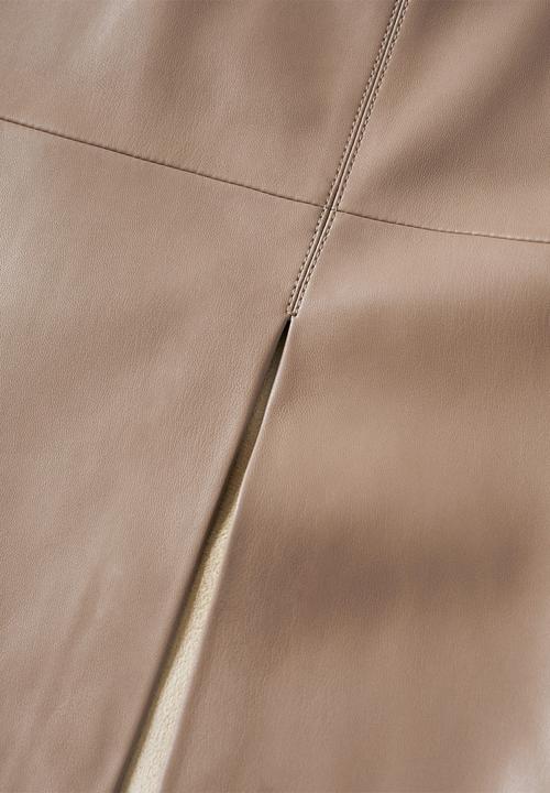 MANGO - Skirt pencil - light pastel grey