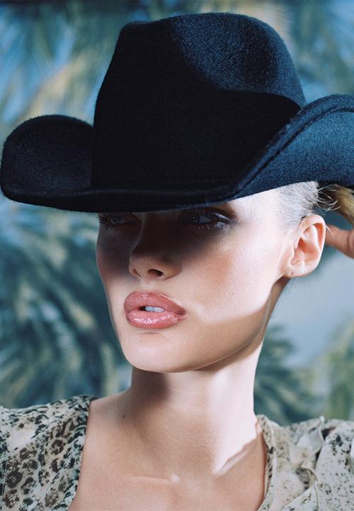 MANGO - Hatcowgirl - black