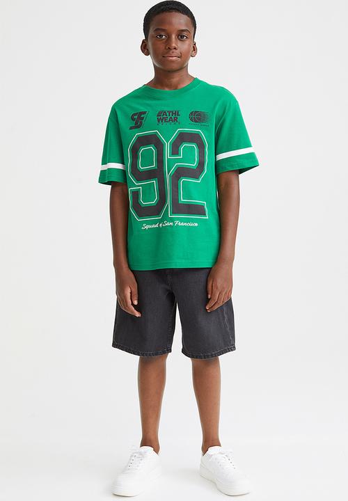 H&M - Cotton T-shirt - green/san francisco
