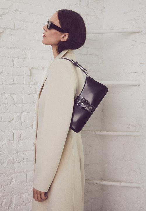 MANGO - Bagm--buckle - black