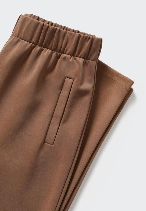 MANGO - Trousers neo - brown