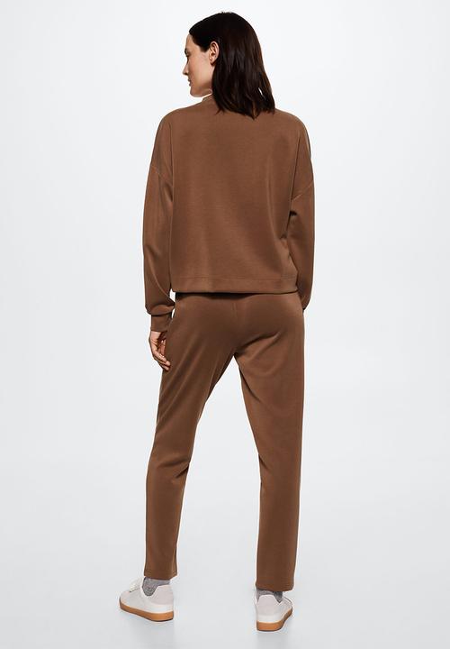 MANGO - Trousers neo - brown