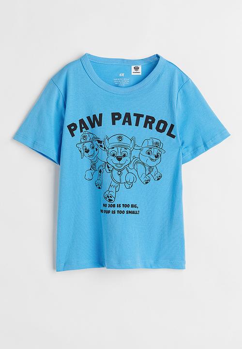 H&M - Printed T-shirt - blue/paw patrol