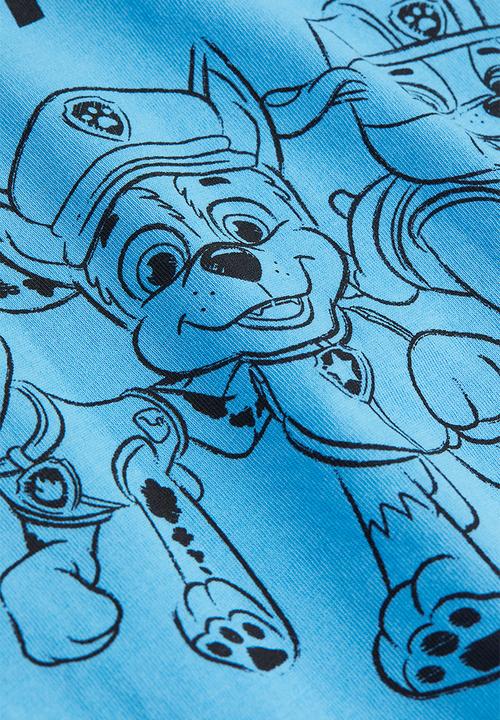 H&M - Printed T-shirt - blue/paw patrol