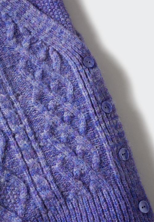 MANGO - Cardigan narciso - light pastel purple