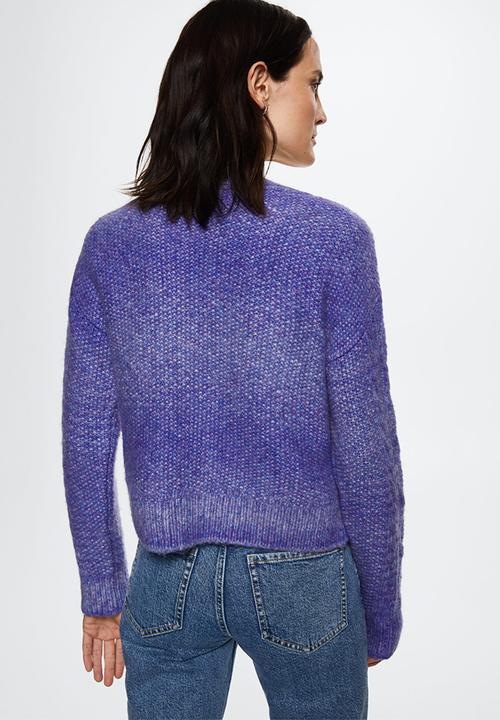 MANGO - Cardigan narciso - light pastel purple