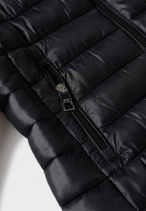MANGO - Anorak blandi - black