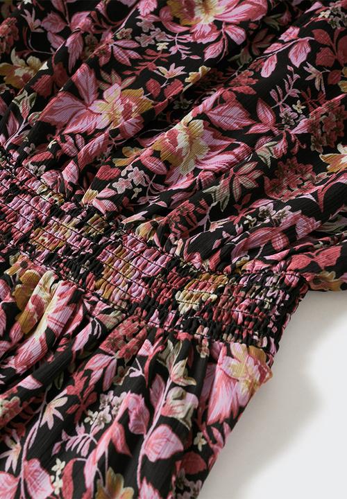 MANGO - Dress burdeos - pink