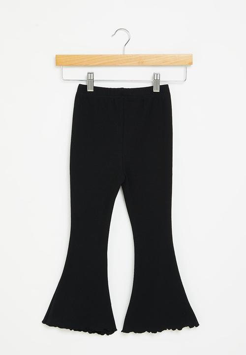 Pop Candy - Girls flared pants - black