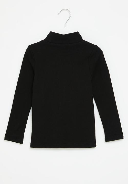 Pop Candy - Mock neck top - black