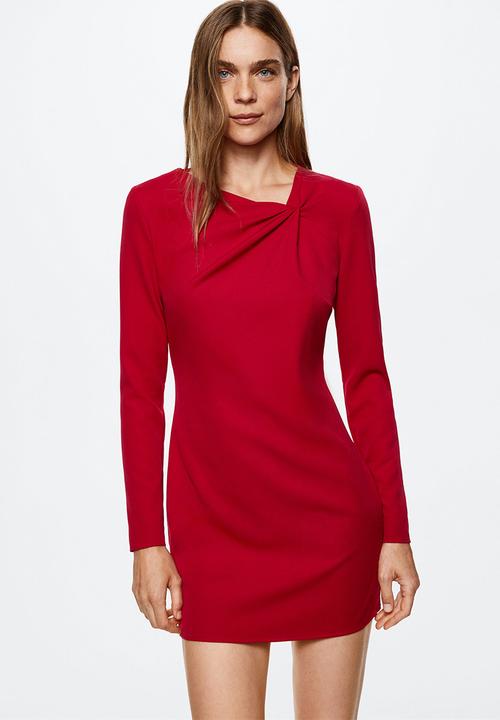 MANGO - Dress marion - red