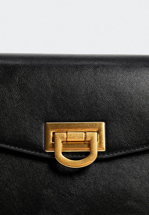 MANGO - Long strap bag - black