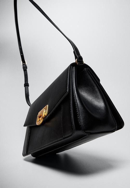 MANGO - Long strap bag - black