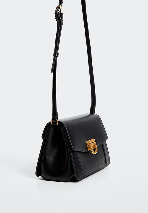 MANGO - Long strap bag - black