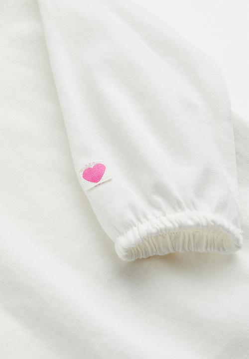 H&M - 2 Piece cotton set - white/checked