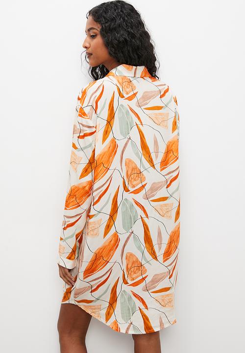 Superbalist - Sleep shirt - abstract foliage
