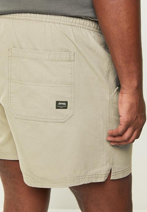JEEP - Plus elasticated short - khaki