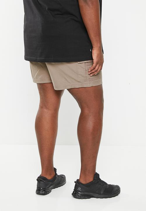 JEEP - Plus fixed waistband mountain man short - elm bark