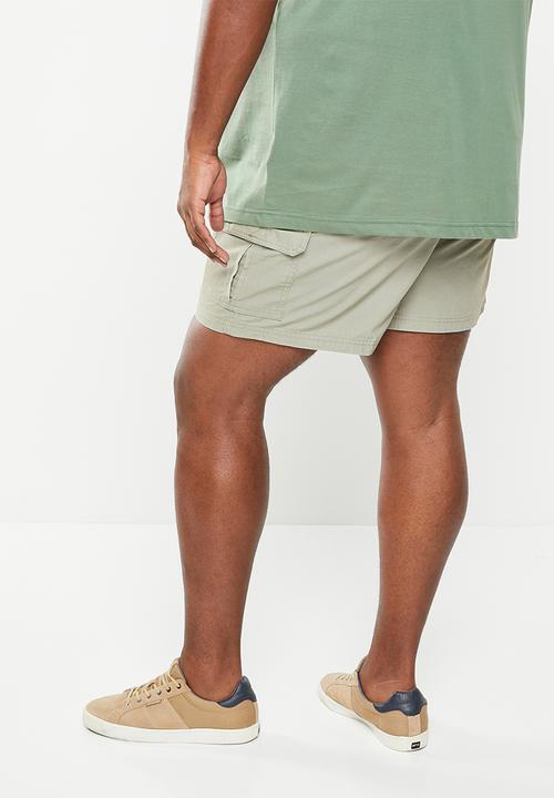 JEEP - Plus fixed waistband mountain man short - silvered green