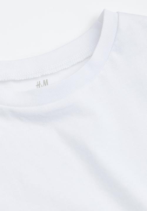 H&M - Cotton T-shirt - white