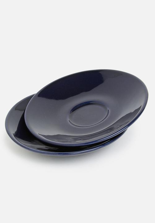 Urchin Art - Keston teacup set of 2 - midnight blue