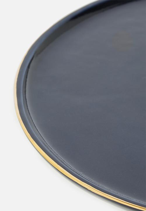 Urchin Art - Keston cake stand - midnight blue