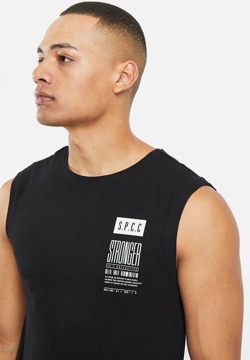 S.P.C.C - Rascoe sleeveless tee - black