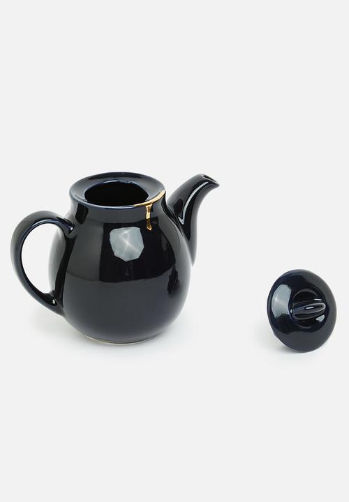 Urchin Art - Keston teapot - midnight blue