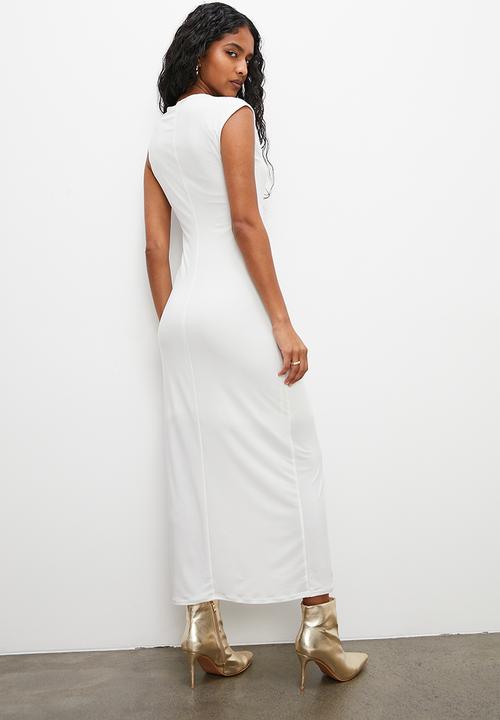 Superbalist - Cutaway neckline midaxi - milk