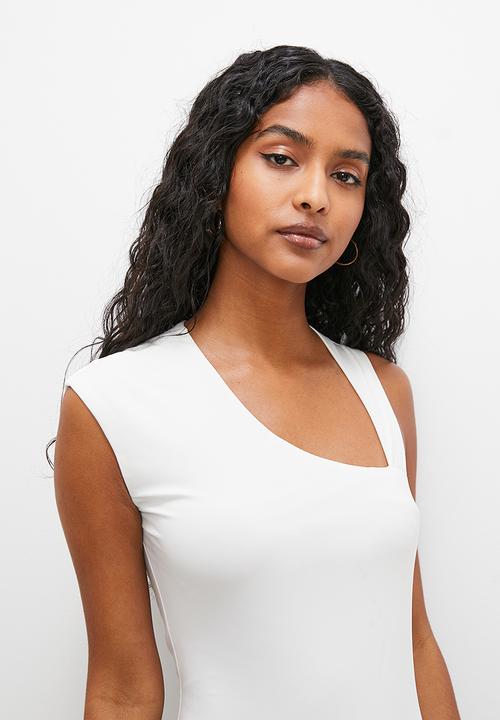 Superbalist - Cutaway neckline midaxi - milk