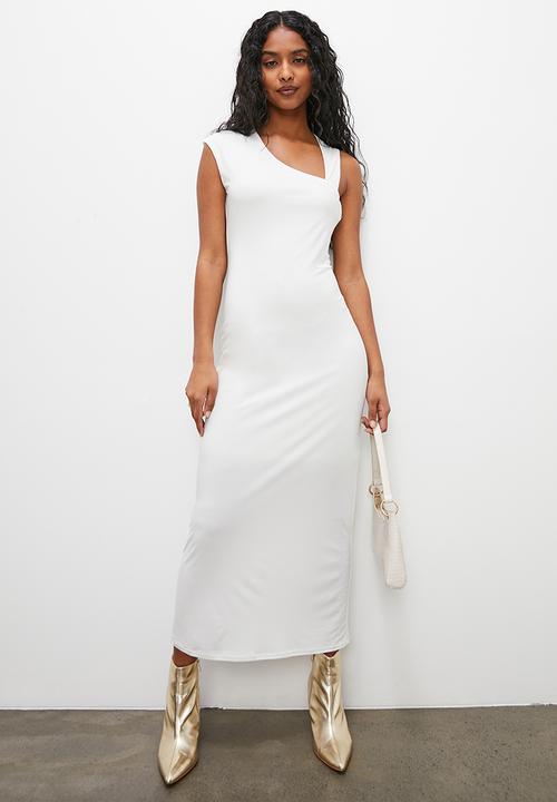 Superbalist - Cutaway neckline midaxi - milk