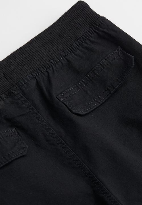 H&M - Cargo trousers - black