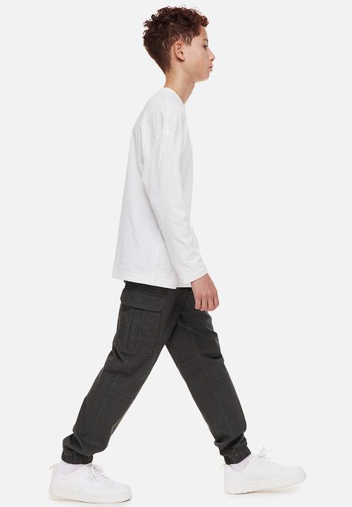 H&M - Cargo trousers - dark grey