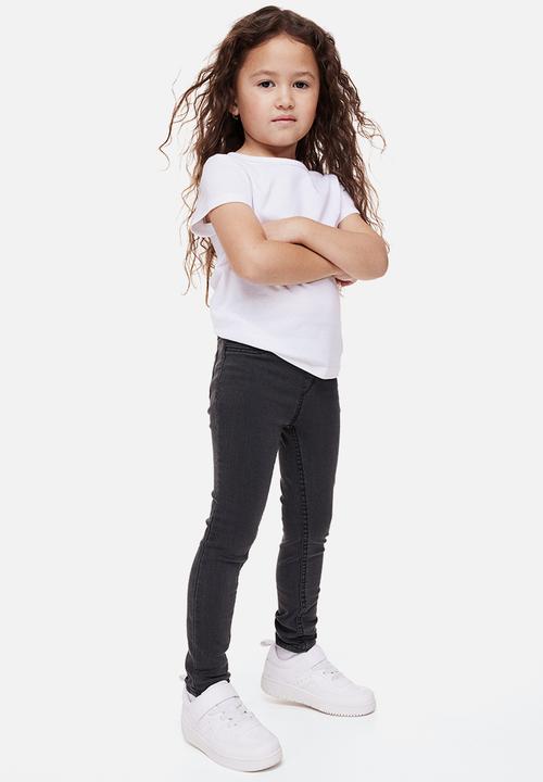 H&M - Denim jeggings - black