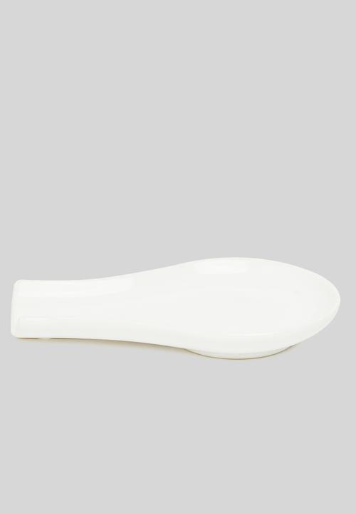 Urchin Art - Spoon rest - white