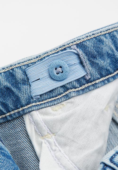 H&M - Wide high jeans - denim blue