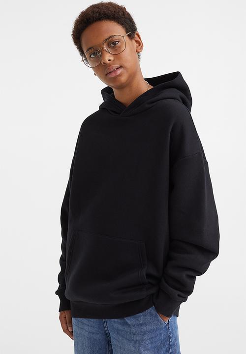 H&M - Oversized hoodie - black