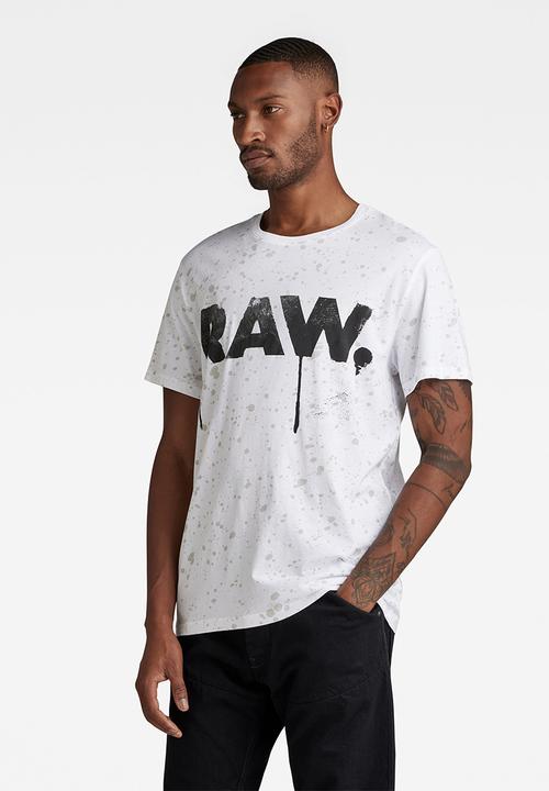 G-STAR - 8 aop raw. drip - white splatter spots