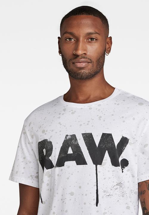 G-STAR - 8 aop raw. drip - white splatter spots