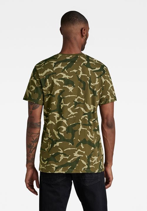 G-STAR - 9 aop camo g - wild olive camo paint