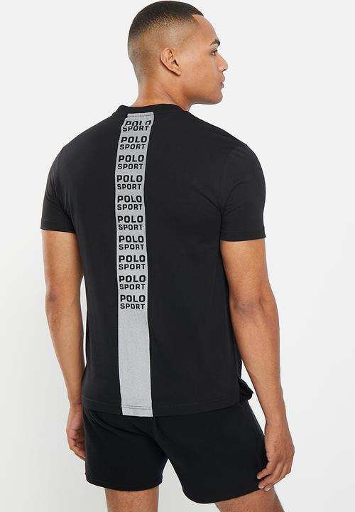 POLO - Men sport sakhe reflective tee - black