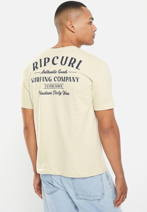 Rip Curl - Authentic goods tee - light khaki