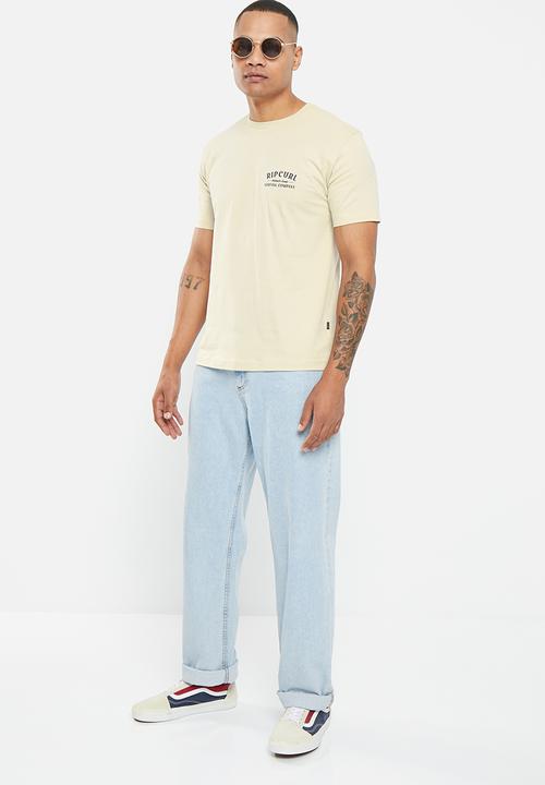 Rip Curl - Authentic goods tee - light khaki