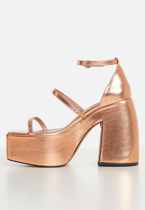 SISSY BOY - Double take heel - bronze