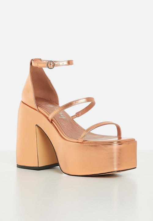SISSY BOY - Double take heel - bronze